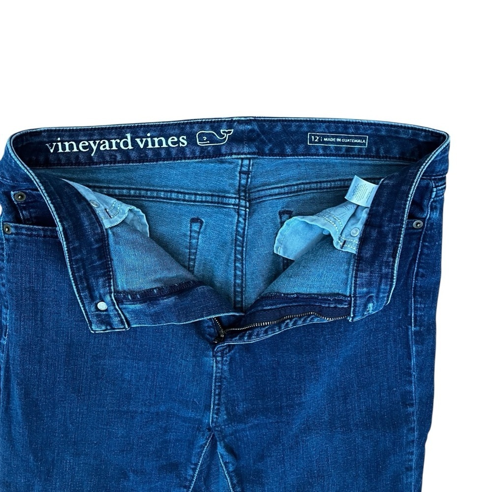 Vineyard Vines Size 12 Skinny Jeans Dark Wash - Picture 8 of 8
